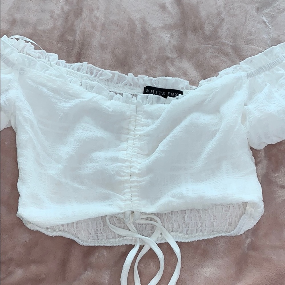 Fun white summer top